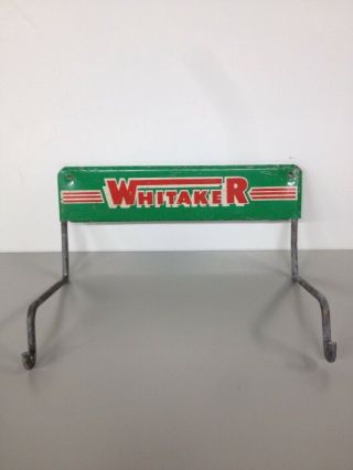 Vintage Whitaker Battery Cables Display Rack Metal Advertising Sign