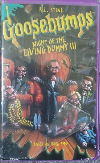 6 Goosebumps & 2 The Nightmare Room VHS Clamshell Tapes Vintage 90 ' s 5