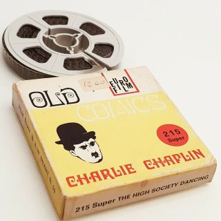 8mm Film Charlie Chaplin Family Home Movie 1960 
