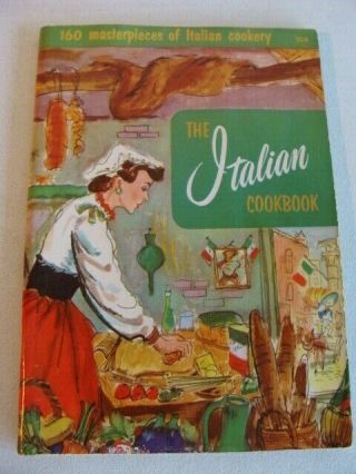 Vintage The Italian Cookbook Culinary Arts Institute Paperback 1956 - Vguc