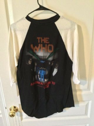 Vintage The Who T - Shirt Made In Usa Single Stitch,  Rap,  Hiphop,  Rock,  Supreme.