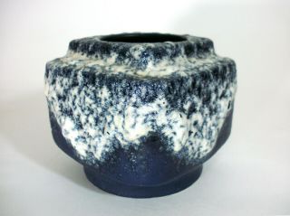 DÜmler & Breiden Relief Fat Lava Ceramic Vase Wgp Modernist 1960/70s Vintage