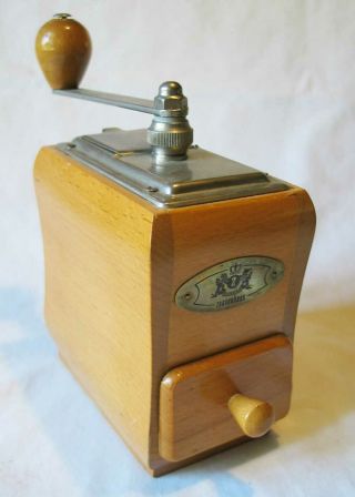 Zassenhaus Vintage German Wood Adjustable Grind Coffee Grinder/mill