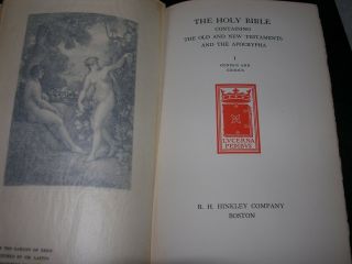 The HOLY BIBLE 14 Volume Limited Edition Set 637/1000 Illustrated c.  1904 4