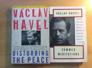 Disturbing The Peace & Summer Meditations Vaclav Havel Signed Paperbacks 2