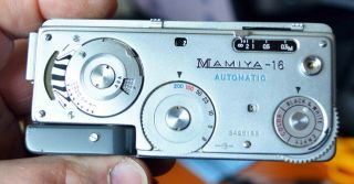 Vintage Mamiya 16 Automatic Subminiature Spy Camera With Film