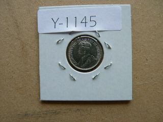 Vintage Canada 10 Cent Silver 1920 Value 110.  00 Y1145