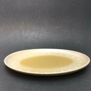 Vintage Denby Ode Oval Steak Plate 10” Mid - century China Pottery 3