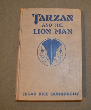 Vintage Tarzan And The Lion Man By Edgar Rice Burroughs 1948 Hb