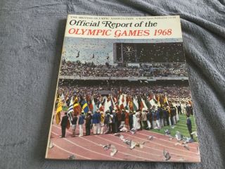 1968 London Olympic Games Official Report British Association Olympics Sport @