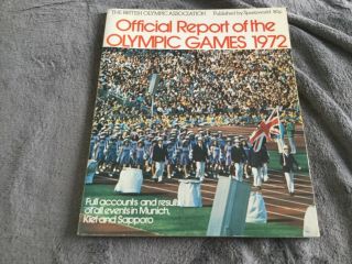 1972 London Olympic Games Official Report British Association Olympics Sport @