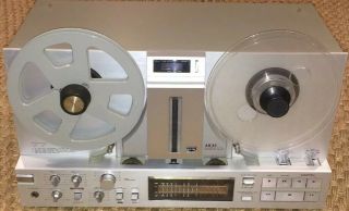 Akai Gx - 77 Reel - To - Reel 4 - Track Stereo Tape Deck - Read Info -