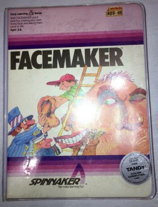 Spinnaker Facemaker 1983 Cat No 26 - 3166 For Tandy
