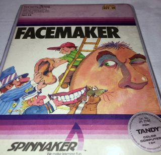 Spinnaker Facemaker 1983 Cat No 26 - 3166 for Tandy 2