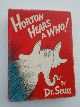 True 1st/1st - Horton Hears A Who - Dr.  Seuss,  1954,  With Dj