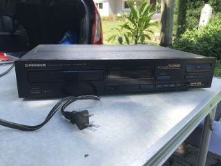 Retro 1988 Pioneer Pd - 4050 Vintage Compact Disc Player Single Player