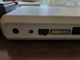 Atari 850 Interface Module,  Power Cable Gaming Computer Retro Vintage 3
