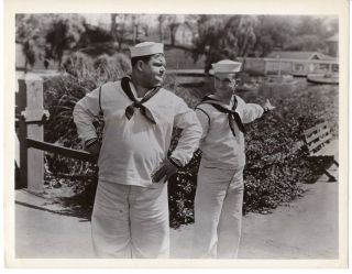 Laurel And Hardy Vintage Photo