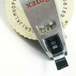Vintage Rotex 6E Label Maker 1/2 