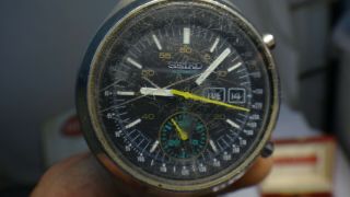 Vintage Sieko Automatic Mens Wristwatch Japan Movement 6139 - 7109 L@@k