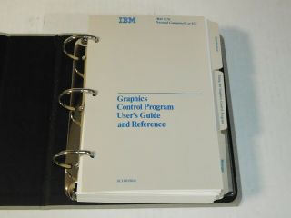 Vtg IBM 3270 Personal Computer G GX Graphics Control Program Computer Software 2