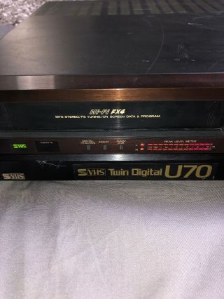 MITSUBISHI HS - U70 S - VHS VCR 14M8bit/FE 2