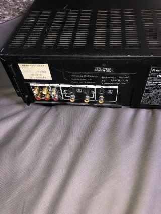 MITSUBISHI HS - U70 S - VHS VCR 14M8bit/FE 7
