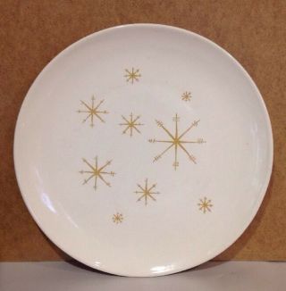 Vintage Royal Pottery Star Glow Starburst Atomic Mid Century 12 " Platter Plate