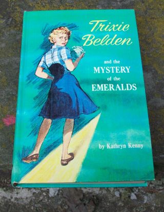 Trixie Belden 14 The Mystery Of The Emeralds Deluxe Edition Gc Whitman Kenny