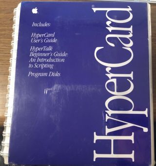 Apple Macintosh Hypercard Factory Vintage Software 914 - 0521 - A