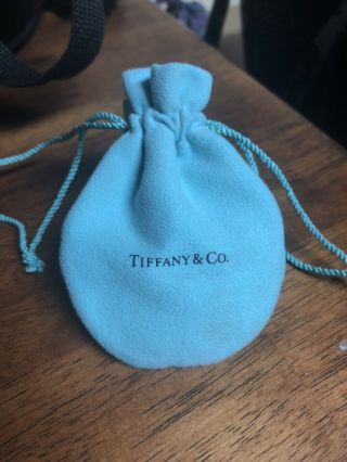Vintage Tiffany & Co.  Return To Choker Dog Tag Necklace Sterling Silver