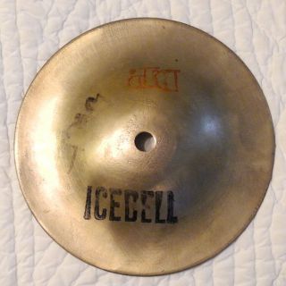 Vintage Ufip Lp Latin Percussion 6.  5 " Ice Bell Cymbal Made In Italy