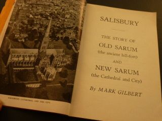 VINTAGE VISITOR ' S GUIDE AND HISTORY OF SALISBURY,  BY MARK GILBERT 3