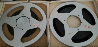 11 Reel to Reel Tapes.  9 Aluminum and 2 Plastic 10.  5 inch recorded music. 7