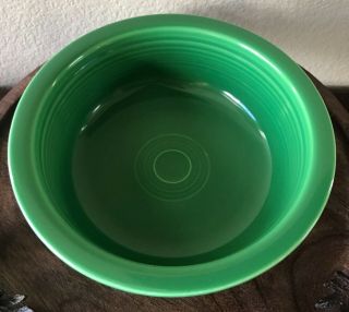 Fiesta Dinnerware Fiestaware Homer Laughlin Hlco Vintage Medium Green 8.  5 " Bowl