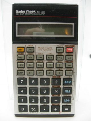 Vintage Radio Shack Ten Digit Scientific Calculator Ec - 4030