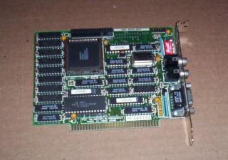 Vintage Paradise Autoswitch Ega Card For 8 - Bit Pc/xt/at/compatible Systems
