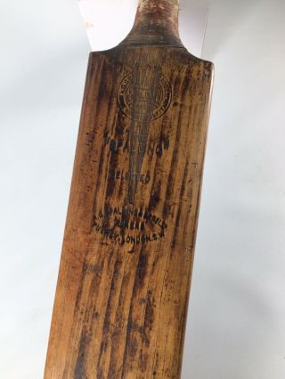 Vintage Cricket Bat Sporting Memorabilia Man Cave Display Decorative Hand Signed 6