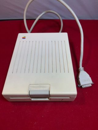 Apple Disk Iic A2m4050 External Floppy Disk Drive Vintage 5.  25 " Disk