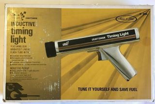 Vintage 1983 Sears Craftsman Inductive Timing Light Gun Model No.  28 - 2134