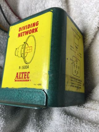 Altec Lansing N - 1600a Crossover / Dividing Network