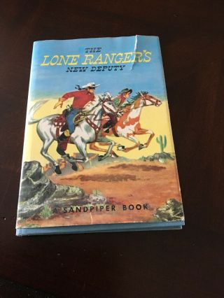 Vintage Book 1951 “the Lone Ranger’s Deputy With Dust Jacket