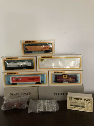 Vintage 1983 Bachmann Train Starter Set Track In The Box