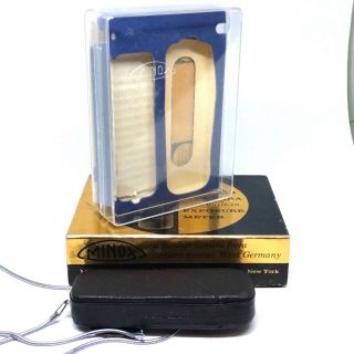 Box Packaging Case Metal Cord Vintage 1950s Minox Spy Camera Model B 2