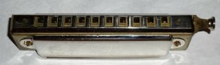 Vintage Hohner Chromonica Harmonica Key - C With Box,  Circa 1924 to 1937 5