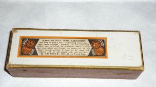 Vintage Hohner Chromonica Harmonica Key - C With Box,  Circa 1924 to 1937 6