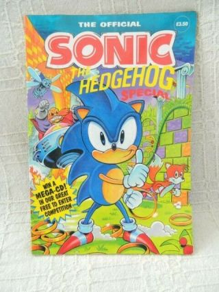 Sonic The Hedgehog Year Comic Book Vintage Retro Gaming Annual 1991 1992