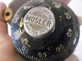 Vintage Mosler Safe Co.  Dial Combination Lock Moshler Safe Lock Part Locksmith