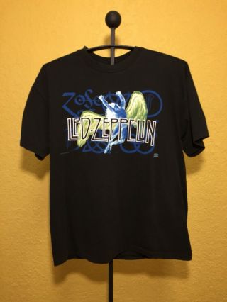 Vintage 1995 Led Zeppelin Zoso T - Shirt By Winterland Sz Xl Page Plant