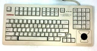 Compax Mx 11800 Vintage Mechanical Keyboard Missing Trackball
